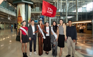 Á hậu Miss Cosmo 2024 bắt đầu chuyến “homecoming” về quê nhà Thái Lan