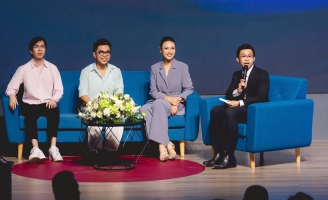 Á hậu Thủy Tiên đã truyền cảm hứng cho sinh viên 