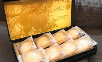 Bánh trung thu nhân sầu riêng tươi hơn 1 triệu đồng/hộp