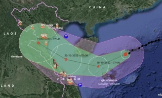 Bão số 6 đang ở thời điểm mạnh nhất, giật cấp 15