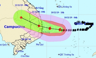 Bão số 6 giật cấp 13 áp sát Nam Trung Bộ, đêm nay đổ bộ vào Quảng Ngãi - Khánh Hòa