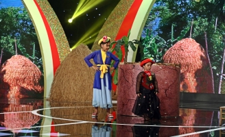 Bộ tứ nhí đa tài “gây bão” đêm chung kết Tiếu Lâm Tứ Trụ Nhí