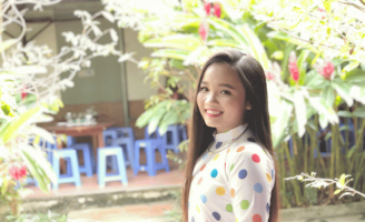 Ca sĩ nhí Nhật Lan Vy khác lạ trong MV 