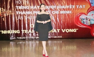 Cao Mỹ Kim làm giám khảo vòng chung kết Tiếng hát người khuyết tật