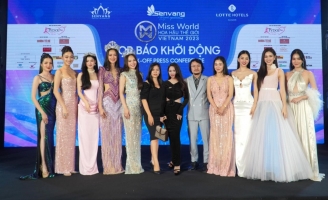 CEO MVOT - Trần Thị Đan Thanh tham dự họp báo Miss World VN 2023