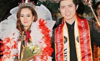 Đại diện Việt Nam đăng quang Nam vương và Nữ hoàng Doanh nhân Việt Nam quốc tế 2017
