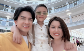 Đan Trường dành thời gian bên cạnh con trai dù bận rộn với công việc