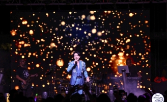 Đan Trường hướng về người dân miền Bắc dù đi diễn ở xứ người