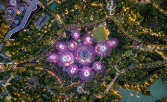 Đi Singapore chơi hoài vẫn ngỡ ngàng ngắm ảnh đảo quốc từ trên cao