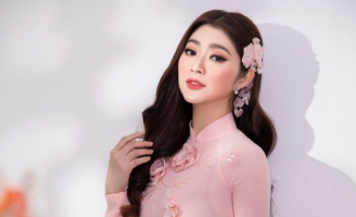 Diễn viên Thanh Trúc giảm cân để chụp ảnh áo dài