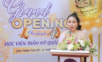 Doanh nhân Thảo Vy ra mắt chi nhánh 4 Học viện Thẩm Mỹ Quốc Tế Thảo Vy