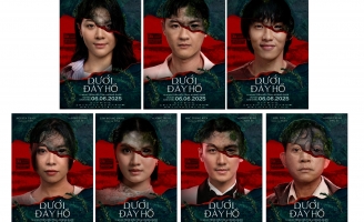 Dưới Đáy Hồ tung loạt poster song trùng rợn ngợp: Khi bóng tối bên trong mỗi người trỗi dậy