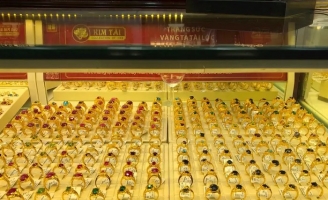 Giá vàng tăng lên mức cao nhất gần 1 tuần qua