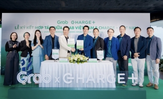 Grab Việt Nam hợp tác Charge+ phát triển mạng lưới sạc xe điện tại Việt Nam