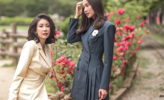 Hà Kiều Anh đọ dáng Dương Mỹ Linh trong style công sở