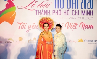 Hoa hậu Châu Ngọc Bích trở thành vedette cho BST Sắc màu Đại Dương