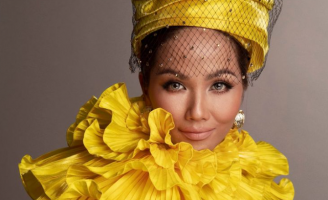 Hoa hậu H’Hen Niê thổi hồn cho những chiếc mũ quấn vải