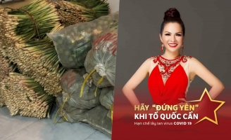 Hoa hậu Lê Thanh Thúy dành tặng chanh, sả, gừng và thực phẩm hỗ trợ người dân chống dịch