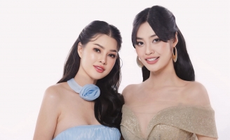 Hoa hậu Nông Thuý Hằng hội ngộ bạn thân trong cuộc thi Hoa hậu Hữu Nghị Quốc tế 2023