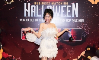 Hoa hậu – NTK Nhật Phượng trở thành thiên thần trong đêm Halloween