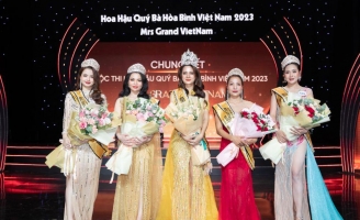 Hoa hậu Quý bà Hòa bình Việt Nam 2023 Đoàn Thị Thu Hằng đăng quang 