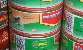 Hoang mang hình ảnh thịt chó đóng hộp được sản xuất tại Ninh Bình