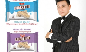 Hoàng Phúc chia sẻ bánh xốp Ferretti Wafers vị ngon khó cưỡng khi dùng