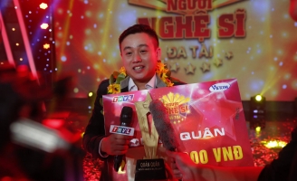 Hữu Tín đoạt giải quán quân Người nghệ sĩ đa tài 2017