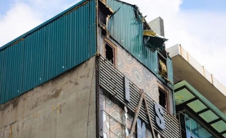 Khám nghiệm hiện trường vụ cháy quán karaoke khiến 3 chiến sĩ công an hi sinh