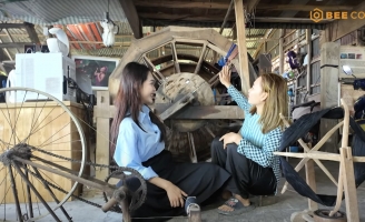 Khám phá làng nghề dệt choàng Long Khánh A cùng MC Hà Pu