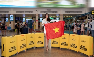 Kim Duyên sang chính thức lên đường dự thi Miss Supranational 2022