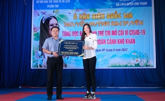 Kim Duyên trích tiền thưởng tại Miss Supranational làm từ thiện