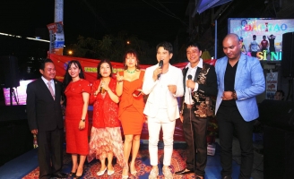 Lâm Hùng, Phi Thanh Vân dự khai trương Trung tâm đào tạo của ca sĩ Tuấn Khanh