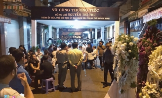 Lãnh đạo TP.HCM đến chia buồn với gia đình bà Nguyễn Thị Thu trong đêm