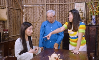 Lê Hạ Anh hóa “cháu gái hàng xóm khó chiều” trong series Cười Cùng Bác Ba Phi