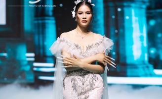 Lê Phương gây ấn tượng tại show thời trang Nailstik Kellypang