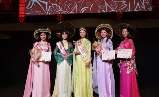 Lê Vũ Thục Anh đăng quang Miss Xuân 2023 trên đất Pháp
