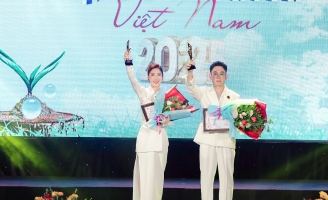 Lưu Thế Truyền và Nguyễn Lê Lâm Ngân nhận giải ‘Đại sứ nhân ái Việt Nam’