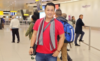 Lý Hùng lần đầu chấm thi Hoa hậu tại nước ngoài