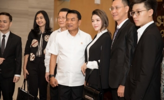 Lý Nhã Kỳ được đón tiếp trang trọng tại Phủ Tổng thống Indonesia