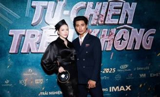 Lý Nhã Kỳ gây chú ý tại buổi công chiếu Tử Chiến Trên Không