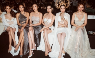Lý Nhã Kỳ gợi cảm trên thảm đỏ Tuần lễ thời trang quốc tế Việt Nam