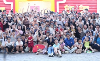 Mái ấm gia đình Việt ghi hình tại An Giang, hỗ trợ 21 em nhỏ khó khăn