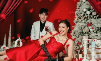 Maya tình tứ bên Quang Hà