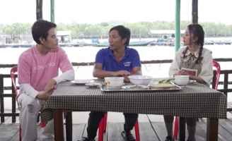 MC Hồng Phúc đưa diễn viên Như Quỳnh khám phá nghề nuôi trồng thủy hải sản tại làng bè Long Sơn