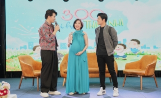 Mc Liêu Hà Trinh sắp sinh vẫn đến ủng hộ dự án NS Nguyễn Văn Chung