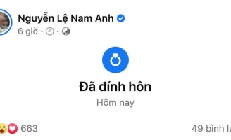 Nam Anh công khai đổi trạng thái “Đã đính hôn”, còn khẳng định tự ngỏ lời cầu hôn bạn trai