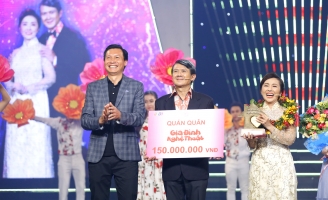 Nghệ sĩ Bảo Trí – Kim Tuyết đoạt giải Quán quân Gia đình nghệ thuật