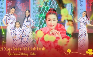 Nghệ sĩ Kiều Oanh tung MV nhạc Xuân cùng hai thiên thần nhỏ