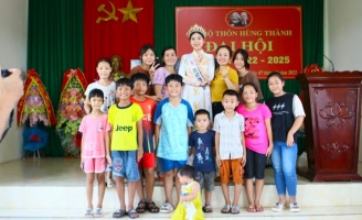 Ngô Ngọc Gia Hân với hành trình yêu thương tại quê nhà Thanh Hóa 